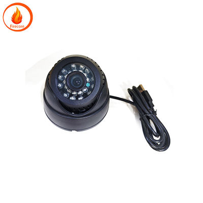 Μαύρο σύστημα παρακολούθησης κάμερας Dash με USB Hemispherical 1080P