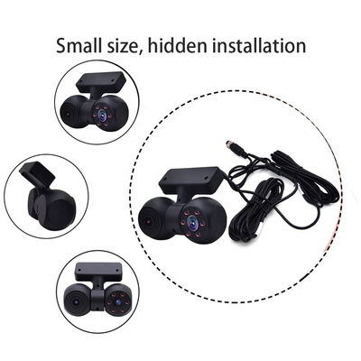 Πατενταρισμένο σχεδιασμό HP 1080P Mini Dash Cam Διπλή κάμερα κρυμμένη για αυτοκίνητο Fisheye