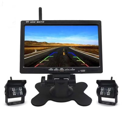 HD Combo 7 ιντσών Εικόνα επαναφορτιζόμενη μπαταρία Ασύρματη υποστήριξη εικόνας αντίστροφη κάμερα