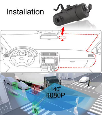 2MP 4G WIFI Remote Monitor Mini Dual Dashboard Camera DVR για μοτοσυκλέτα με GPS ADAS DMS BSD